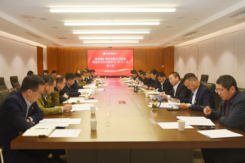陕西地矿集团召开党委理论学习中心组学习（扩大）会议传达学习全国两会精神
